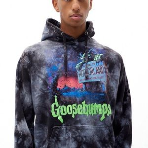 Goosebumps Hoodie Sweatshirt only Men Tie Dye Book R.L. Stine Horrorland